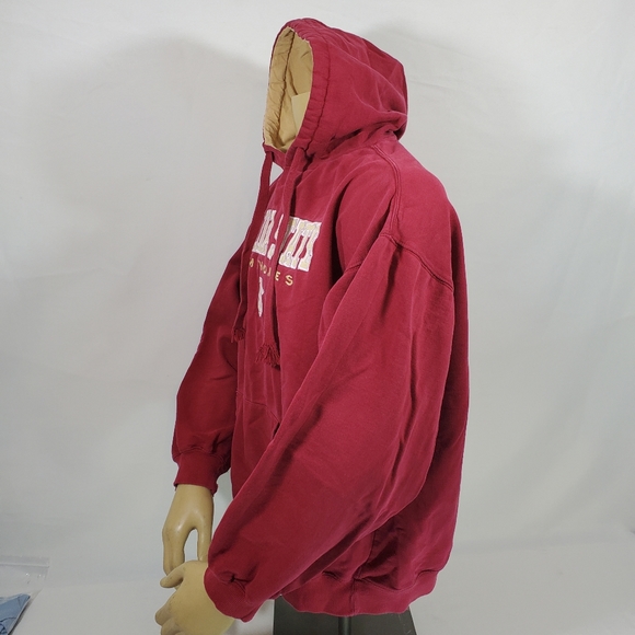 Vintage Florida State Seminoles Hoodie Sweatshirt XL Red Baggy, Oversized Heavy - Picture 3 of 16